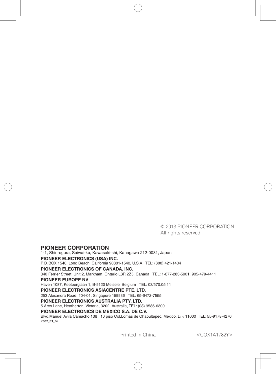 Pioneer SBX-300 User Manual | Page 28 / 28