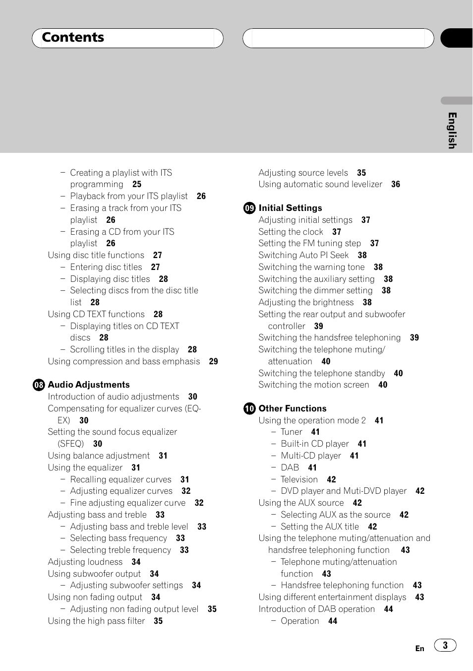 Pioneer DEH-P6500R User Manual | Page 3 / 108