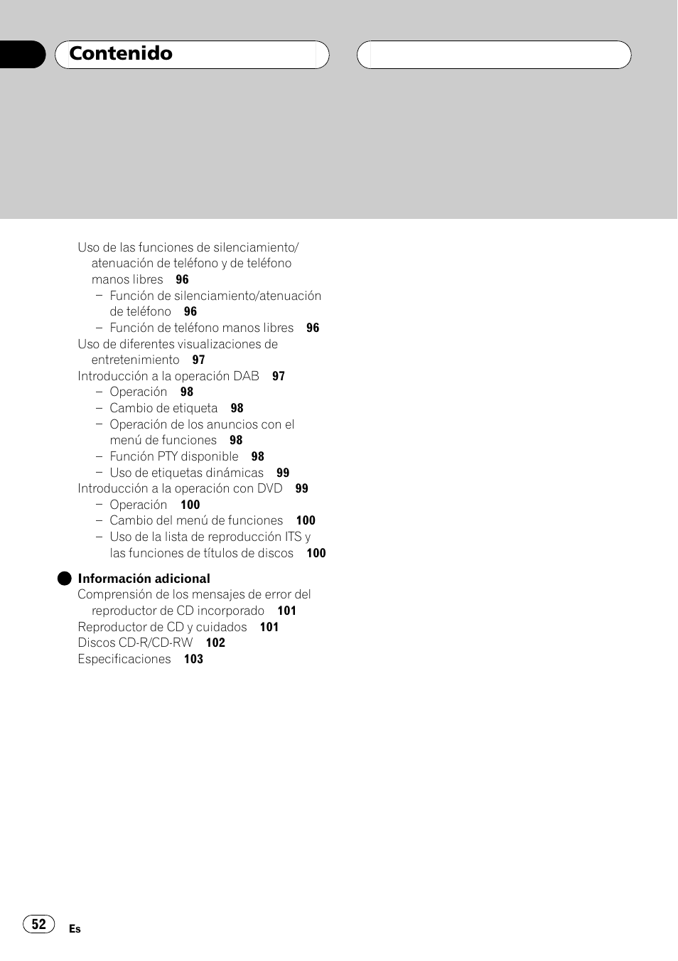 Pioneer DEH-P6500R User Manual | Page 52 / 108