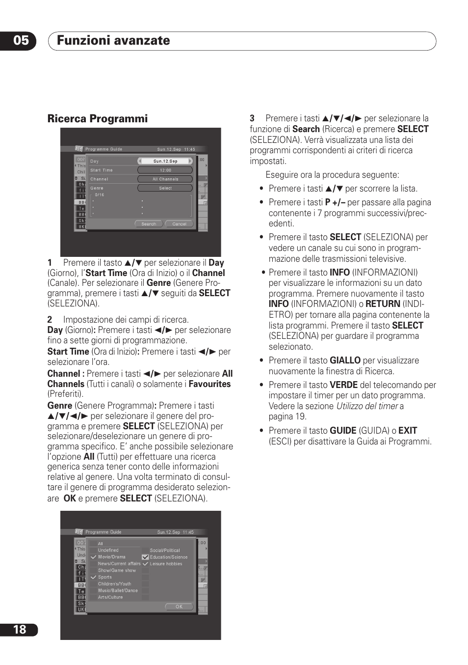 Funzioni avanzate 05 05 | Pioneer DBR-TF100 User Manual | Page 106 / 136