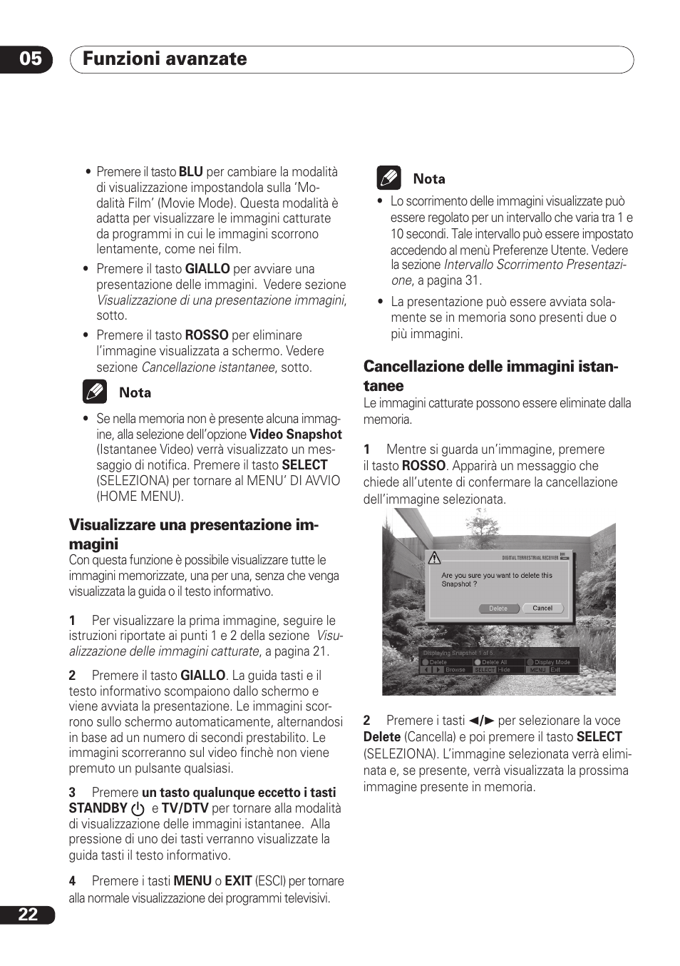 Funzioni avanzate 05 05 | Pioneer DBR-TF100 User Manual | Page 110 / 136