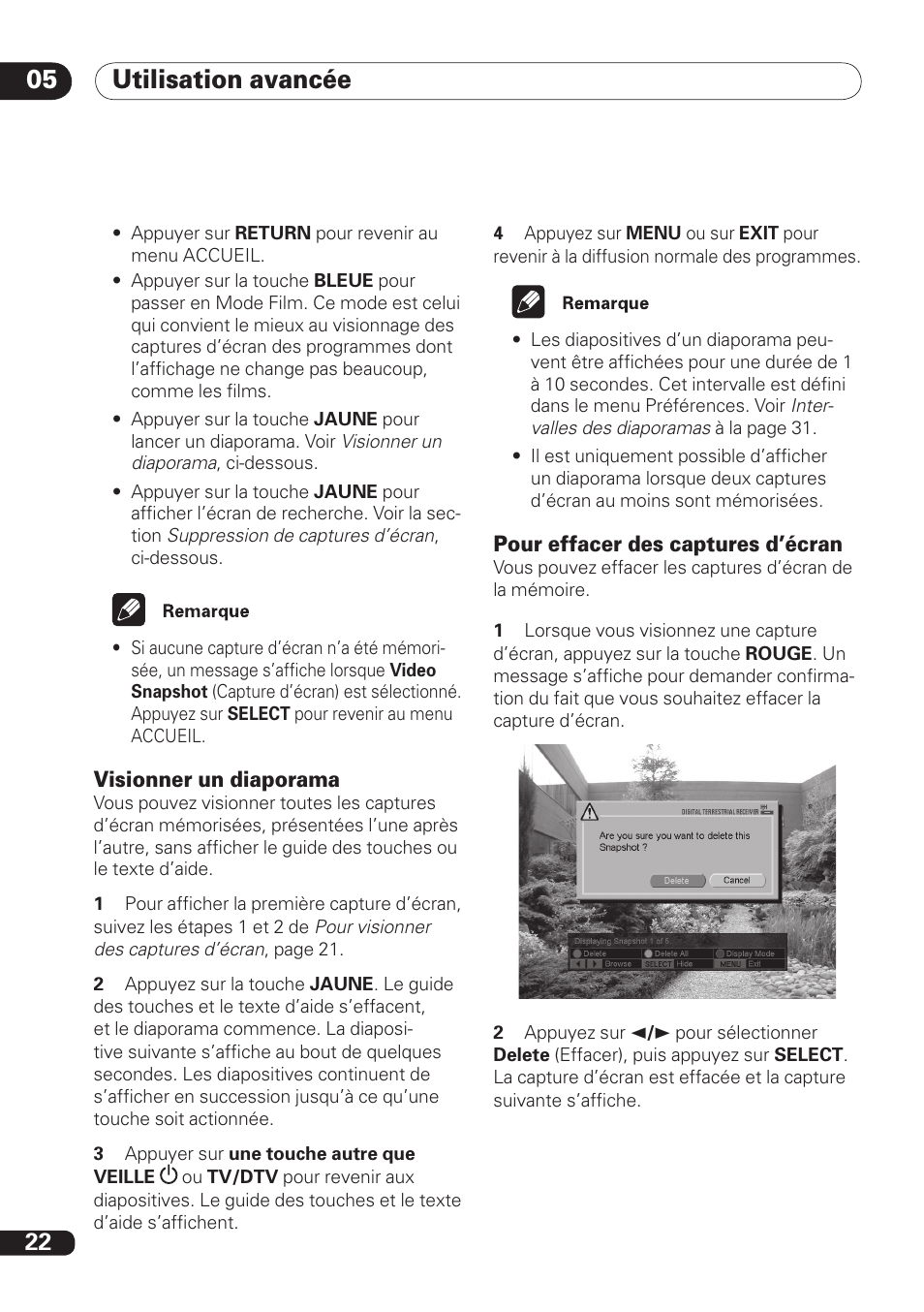 Utilisation avancée 05 | Pioneer DBR-TF100 User Manual | Page 66 / 136