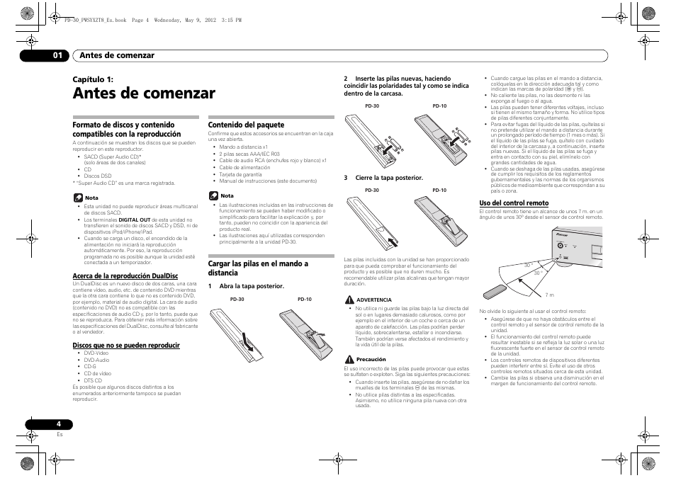 Pioneer PD-10-K User Manual | Page 74 / 100