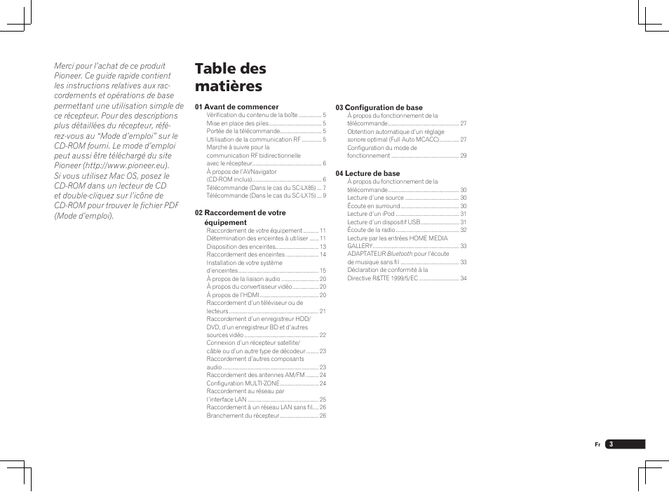 Pioneer SC-LX75 User Manual | Page 35 / 104