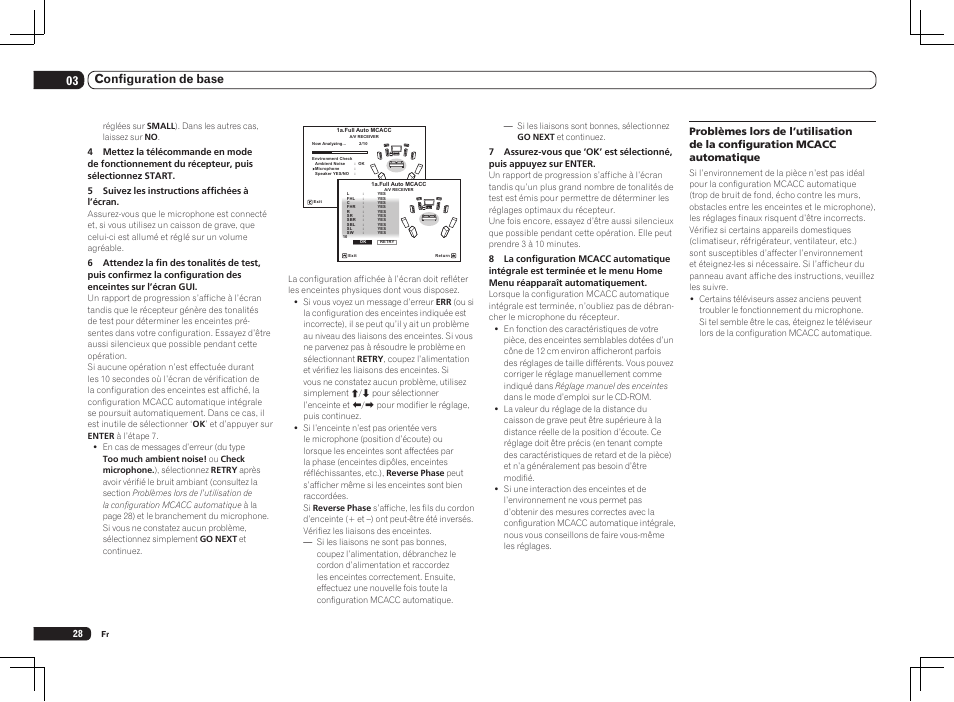 03 configuration de base | Pioneer SC-LX75 User Manual | Page 60 / 104