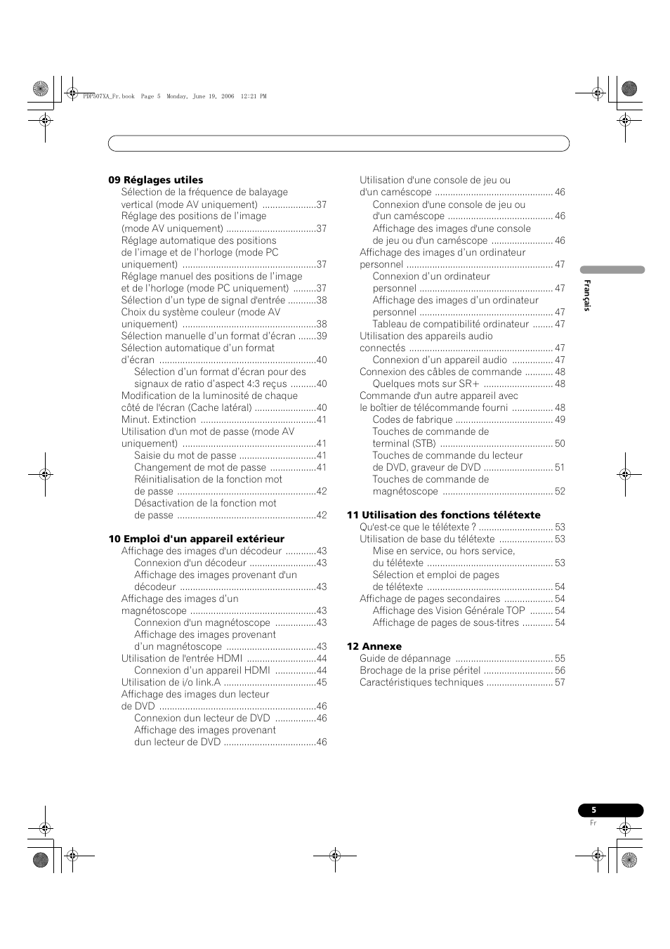 Pioneer PDP-507XA User Manual | Page 61 / 171