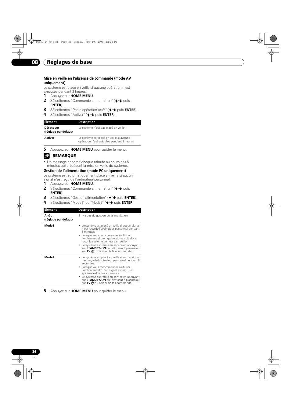 Réglages de base 08 | Pioneer PDP-507XA User Manual | Page 92 / 171