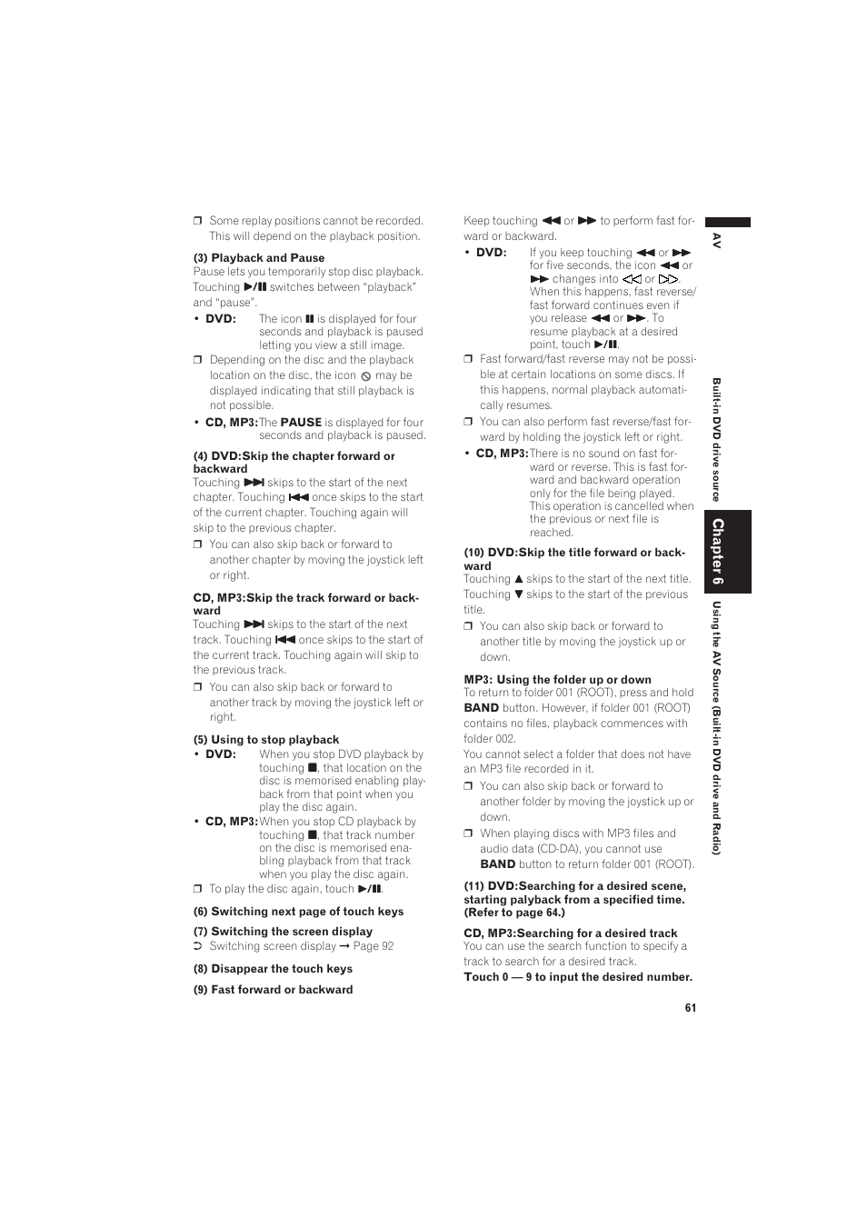 Chapter 6 | Pioneer AVIC-X1 User Manual | Page 63 / 125