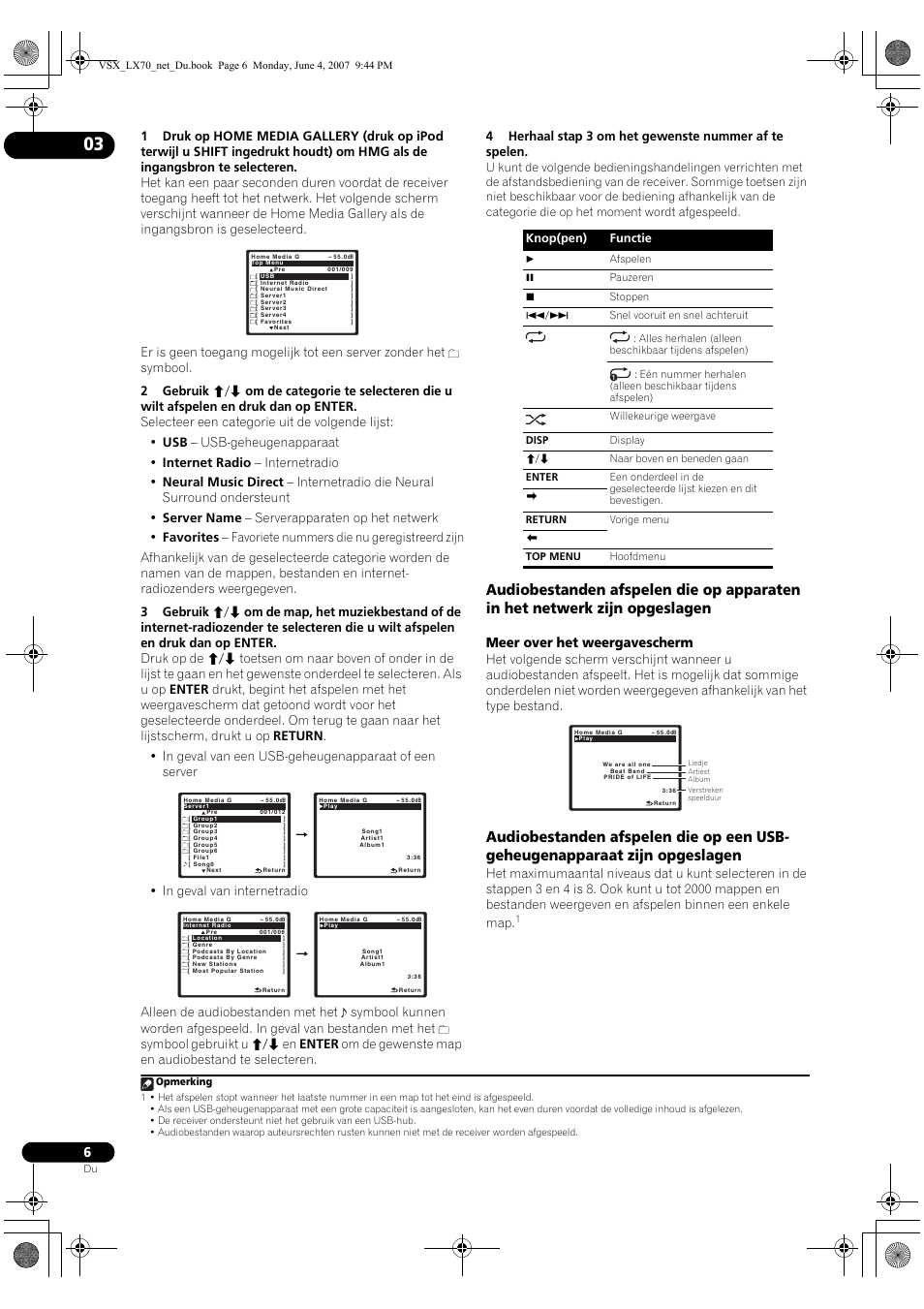 Meer over het weergavescherm | Pioneer VSX-LX70 User Manual | Page 86 / 114