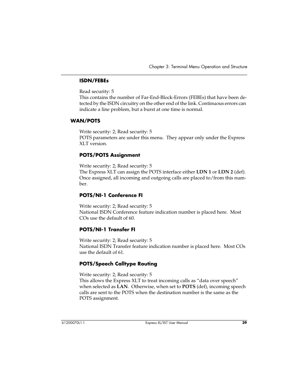 ADTRAN Express XLT User Manual | Page 55 / 187