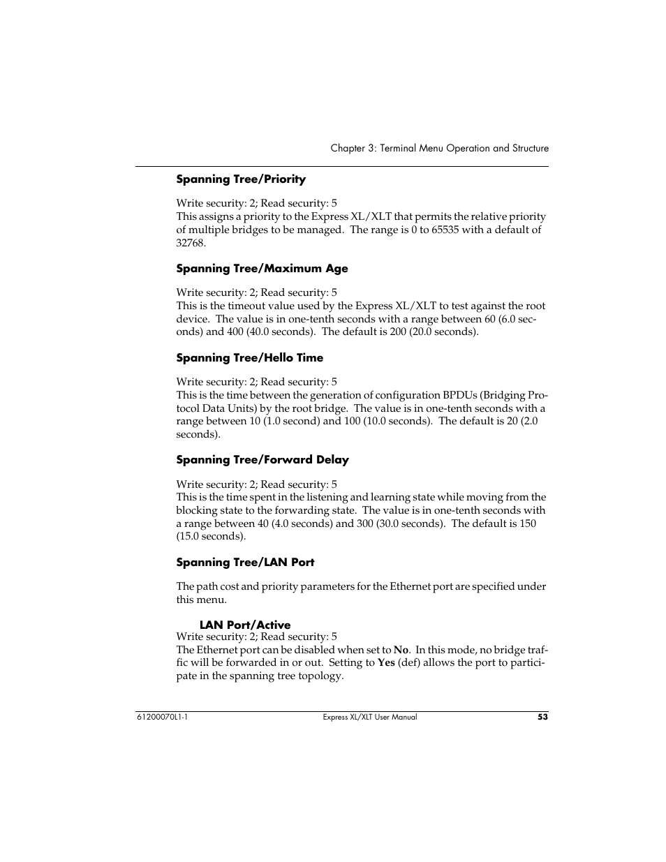 ADTRAN Express XLT User Manual | Page 69 / 187