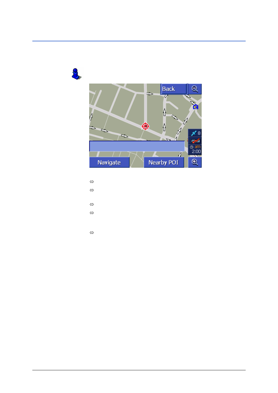 2 search for destination view, Search for destination view | Pioneer AVIC-S1 User Manual | Page 71 / 124