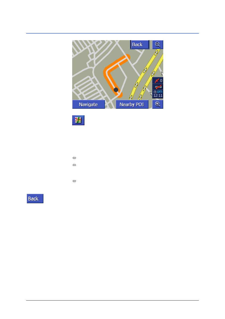 3 view destination - map view, View destination - map view | Pioneer AVIC-S1 User Manual | Page 73 / 124