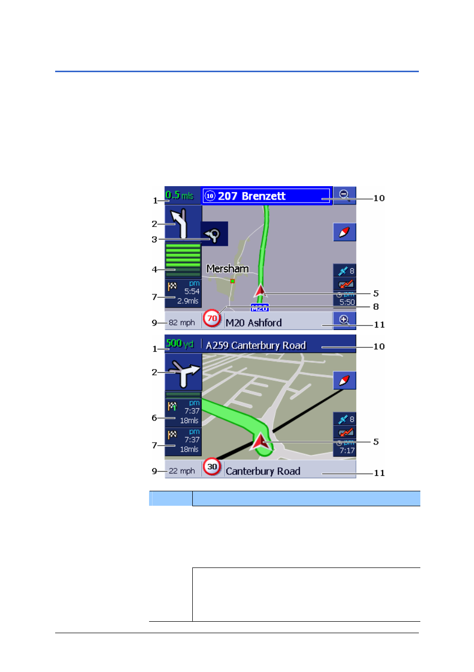 4 showing the map during navigation, Showing the map during navigation | Pioneer AVIC-S1 User Manual | Page 74 / 124