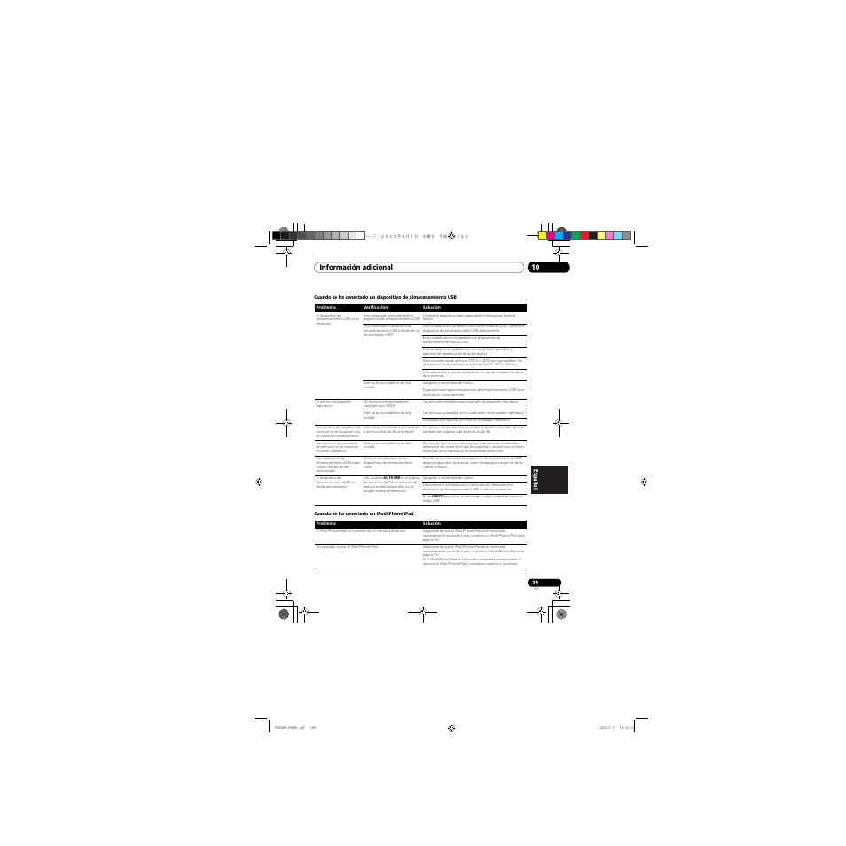 Información adicional 10 | Pioneer X-CM31-R User Manual | Page 189 / 228