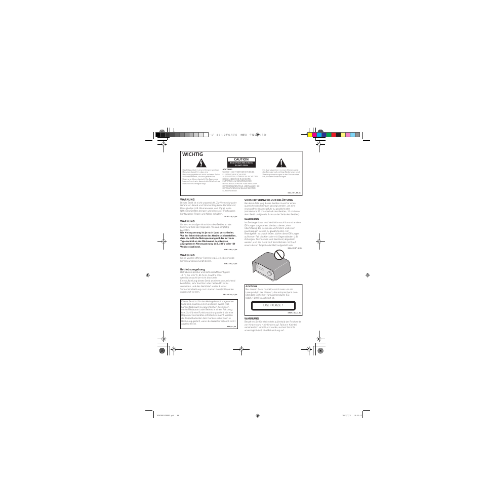Wichtig | Pioneer X-CM31-R User Manual | Page 66 / 228