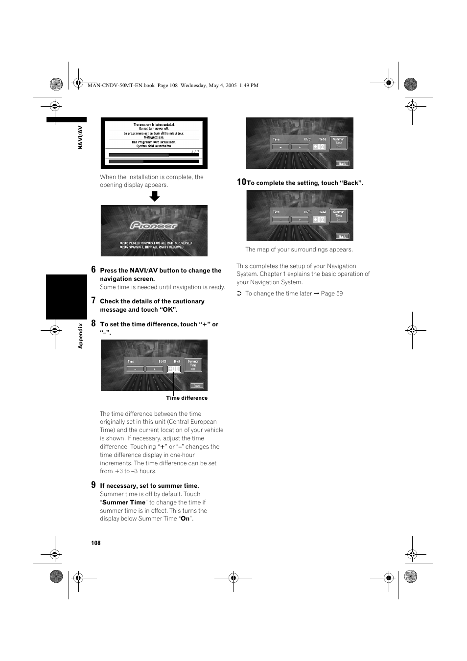Pioneer CNDV-50MT User Manual | Page 110 / 142