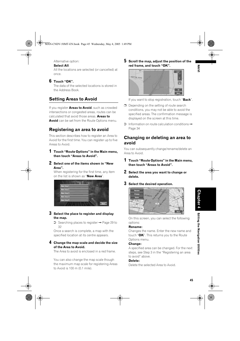 Pioneer CNDV-50MT User Manual | Page 47 / 142