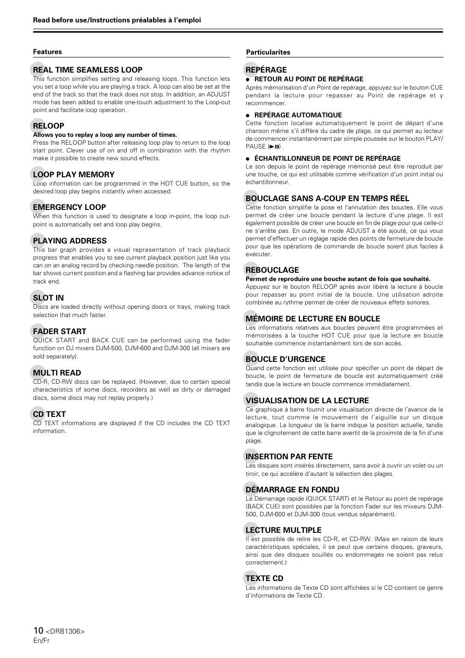 Pioneer CMX-3000 User Manual | Page 10 / 100