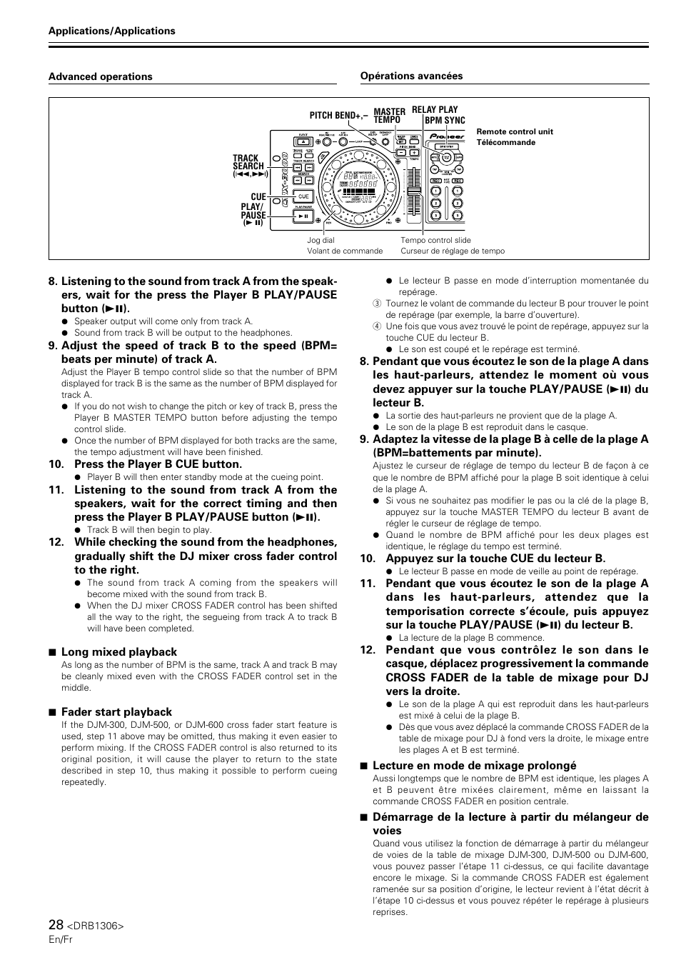 Pioneer CMX-3000 User Manual | Page 28 / 100