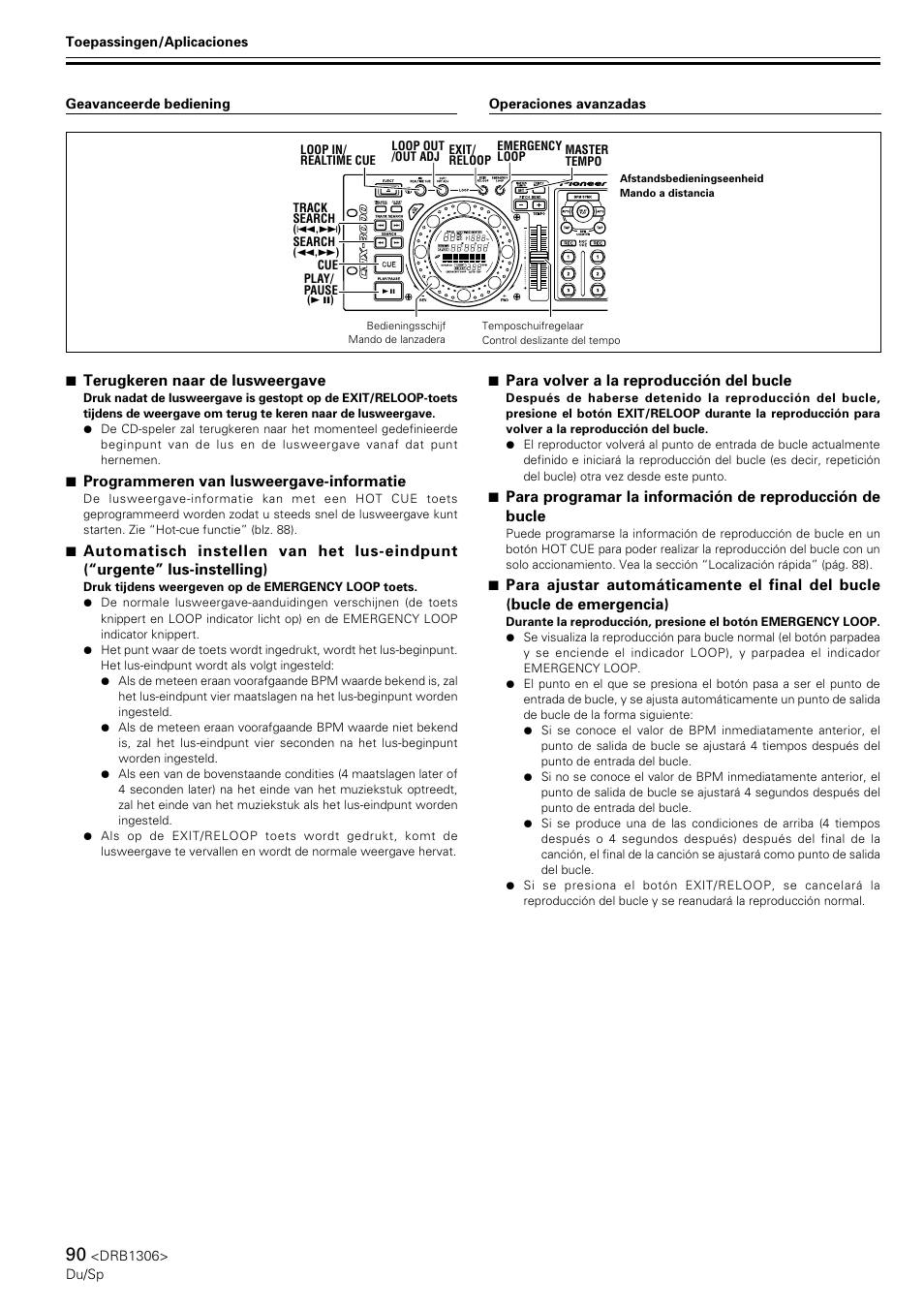 Pioneer CMX-3000 User Manual | Page 90 / 100
