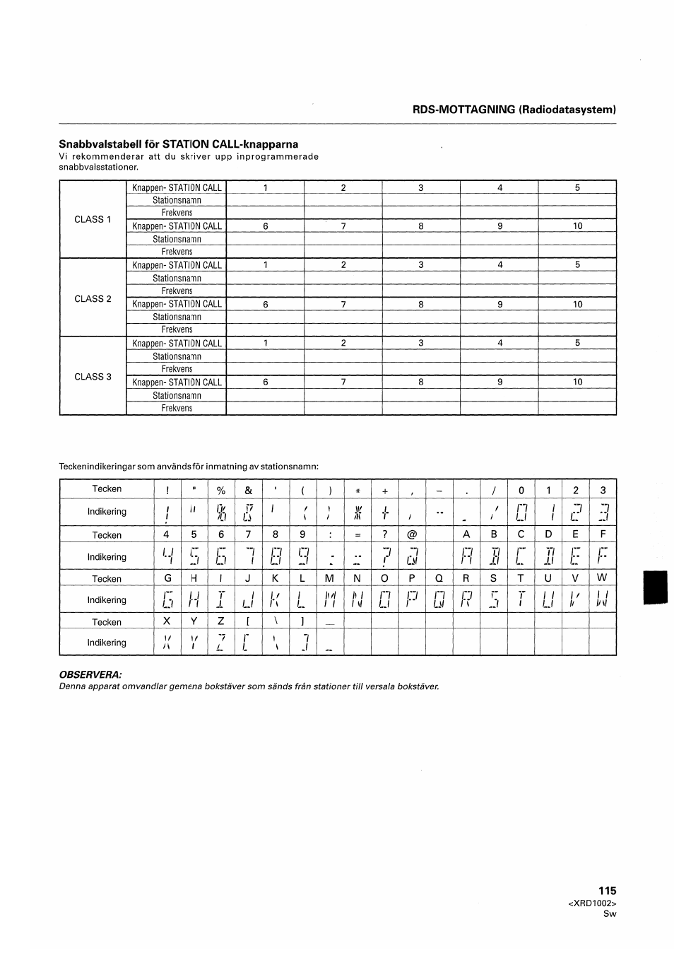 L::l u, I- 1, 1'7 r | Pioneer SX-209RDS User Manual | Page 115 / 130
