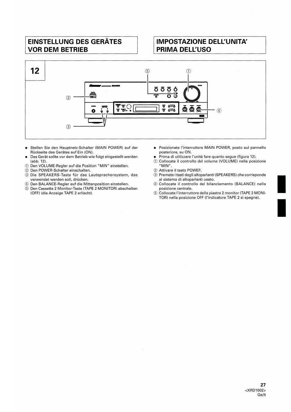 Pioneer SX-209RDS User Manual | Page 27 / 130