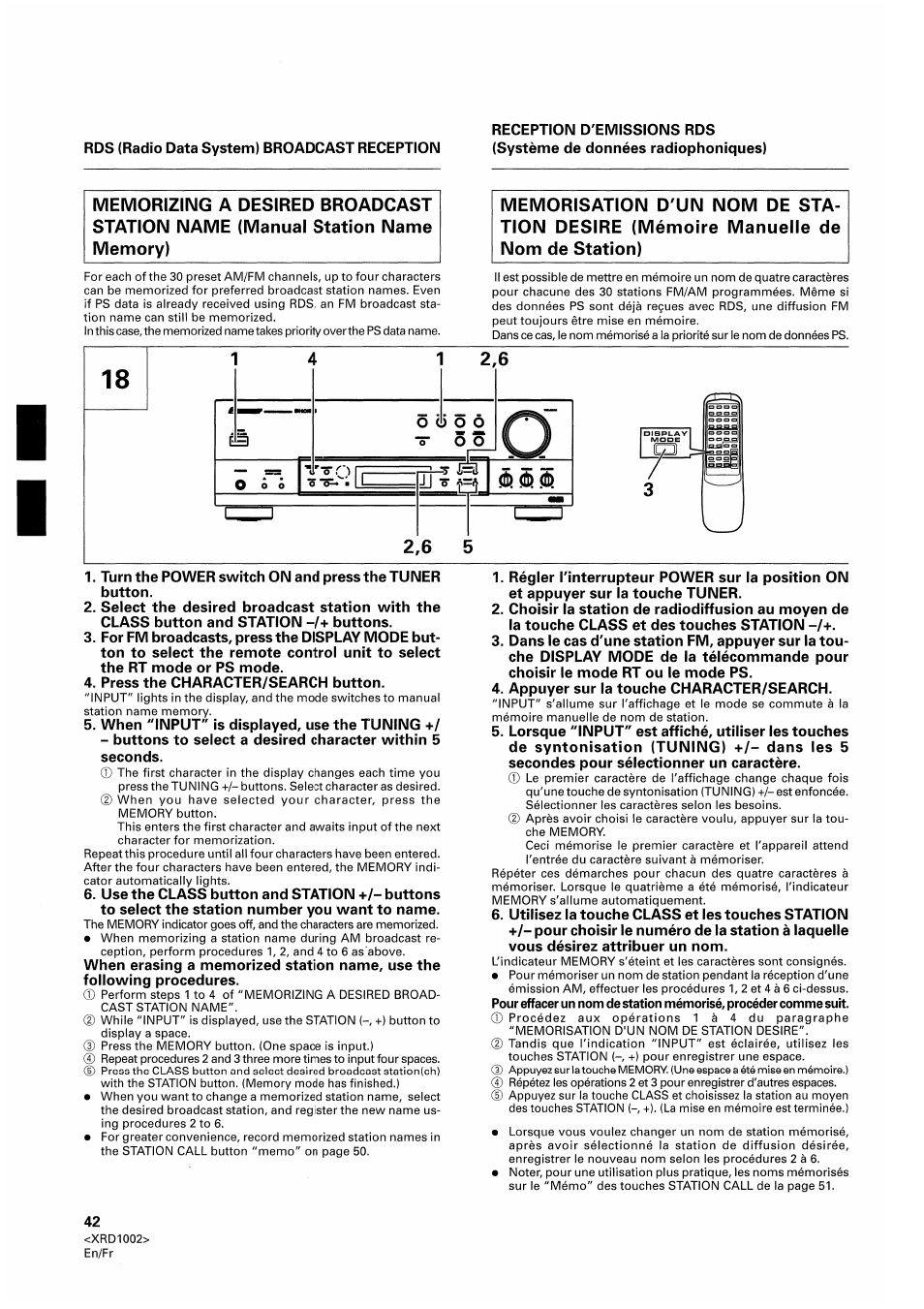 Pioneer SX-209RDS User Manual | Page 42 / 130