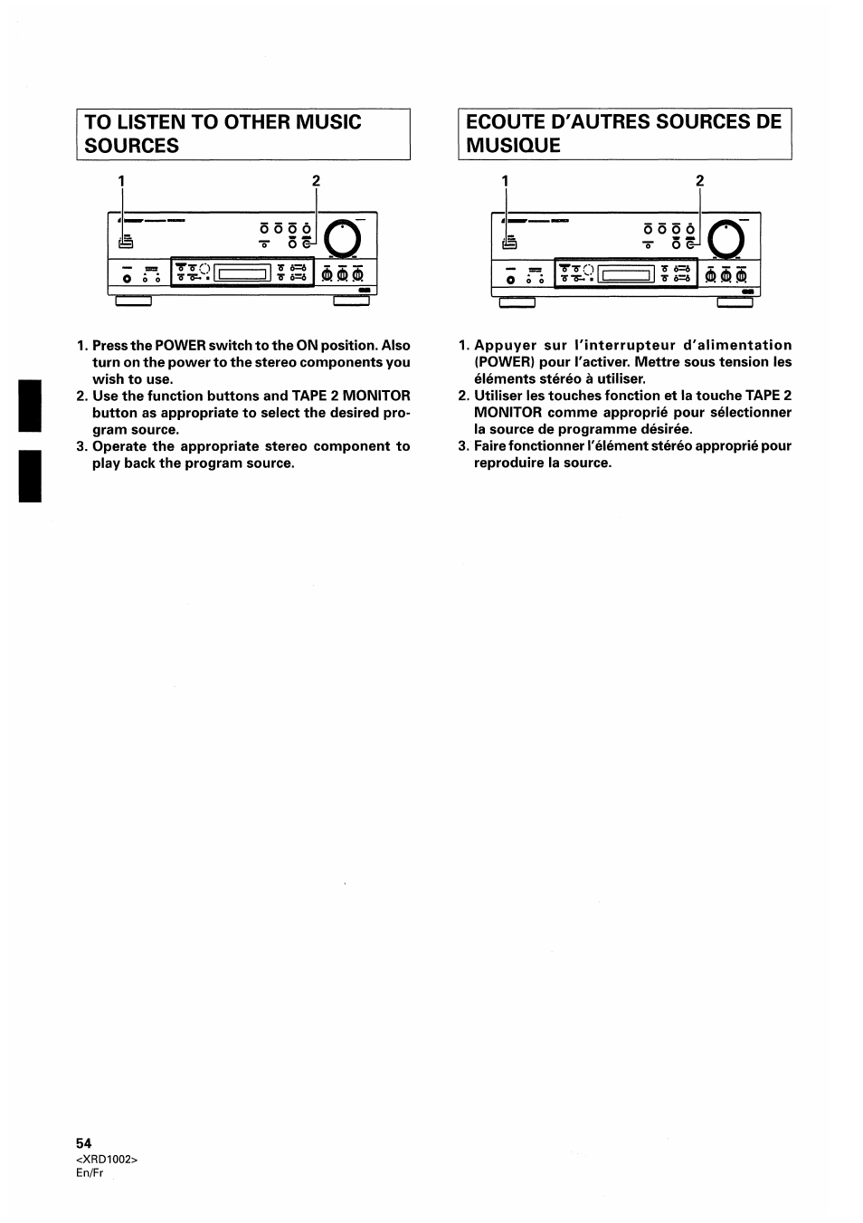 Pioneer SX-209RDS User Manual | Page 54 / 130