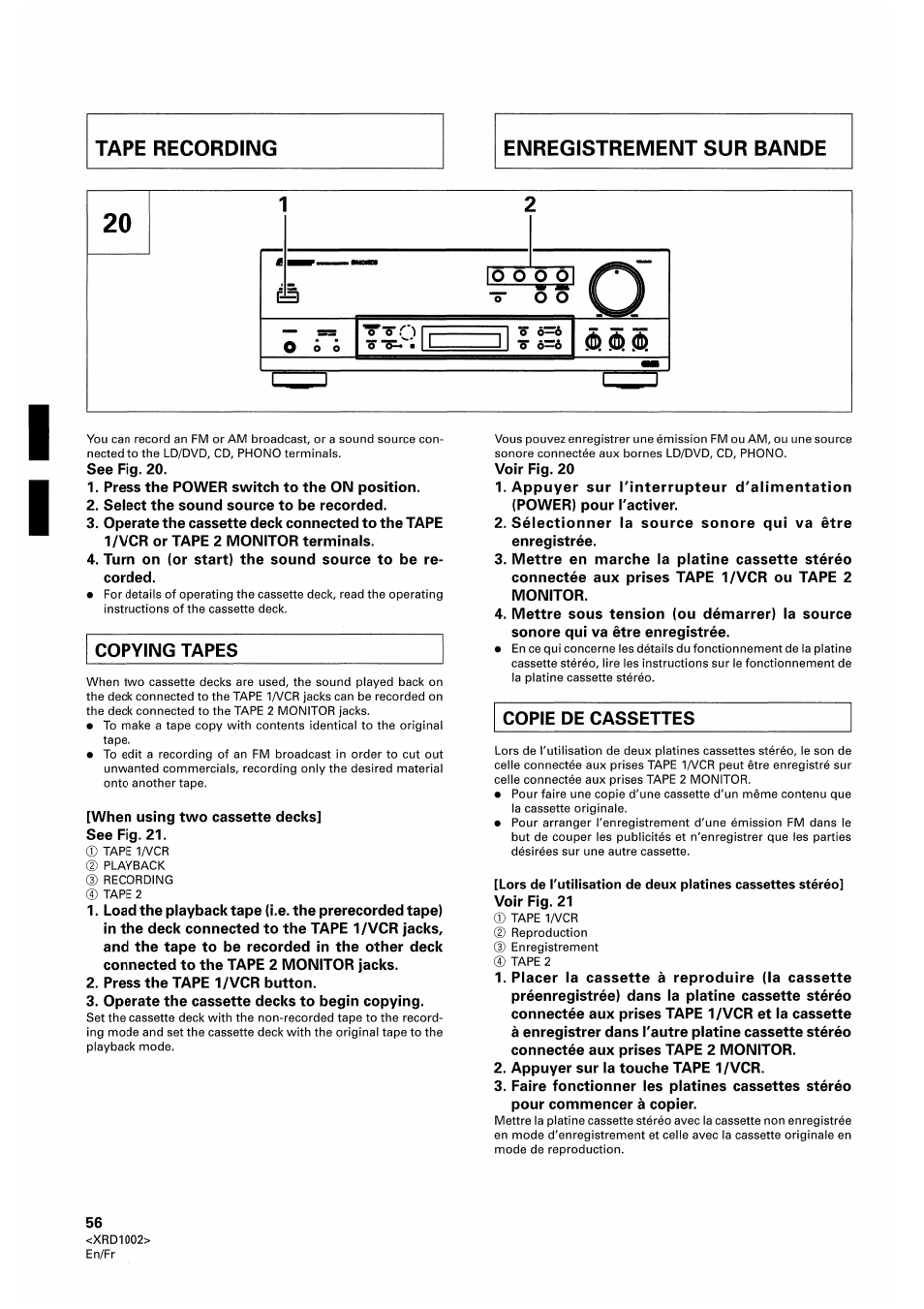 V-s-n | Pioneer SX-209RDS User Manual | Page 56 / 130