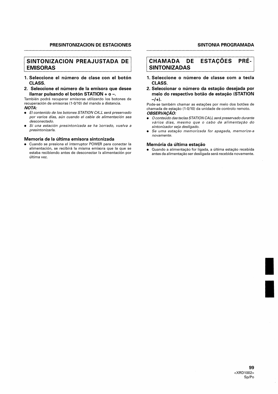 Pioneer SX-209RDS User Manual | Page 99 / 130