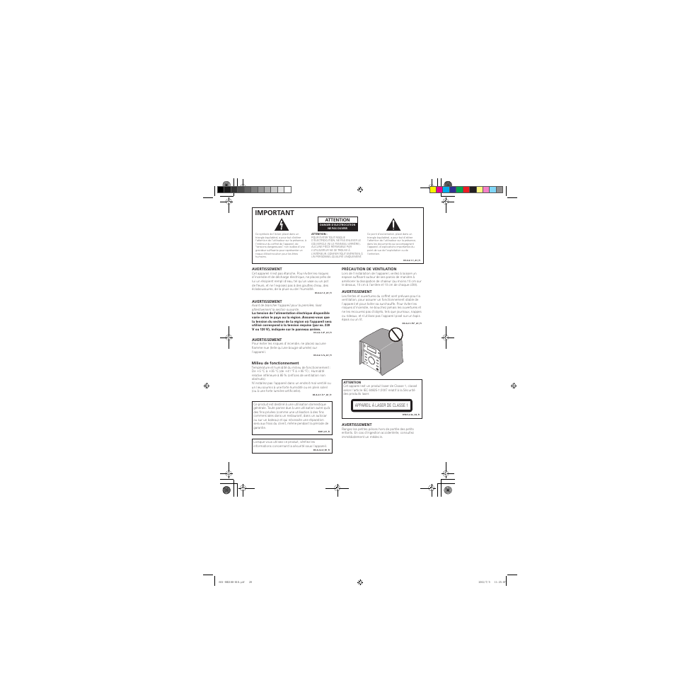 Important | Pioneer X-EM21 User Manual | Page 28 / 76