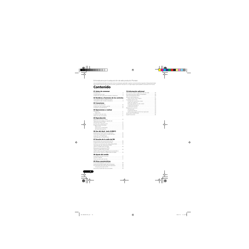 Pioneer X-EM21 User Manual | Page 54 / 76