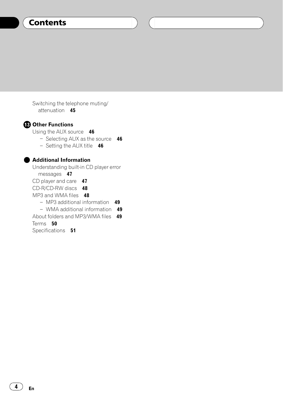 Pioneer DEH-P77MP User Manual | Page 4 / 112