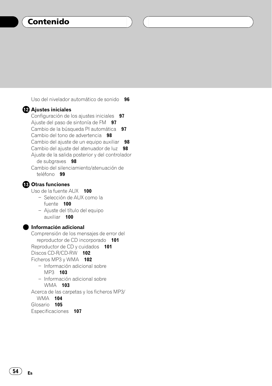 Pioneer DEH-P77MP User Manual | Page 54 / 112