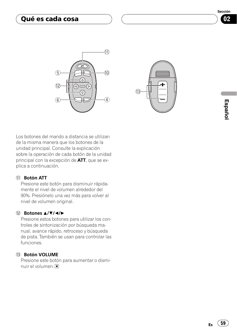 Qué es cada cosa | Pioneer DEH-P77MP User Manual | Page 59 / 112