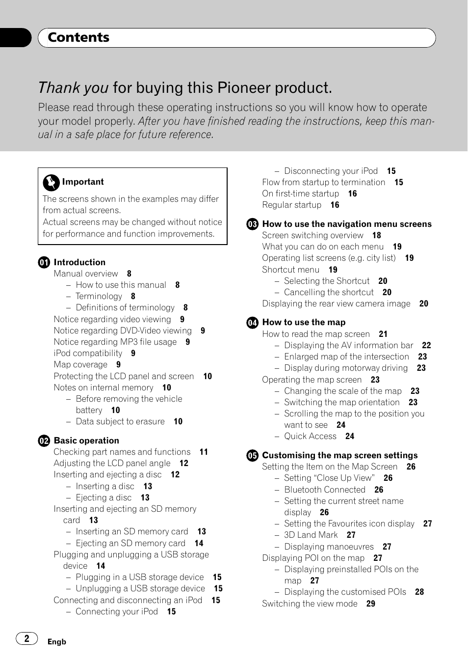 Pioneer AVIC-F10BT User Manual | Page 2 / 172
