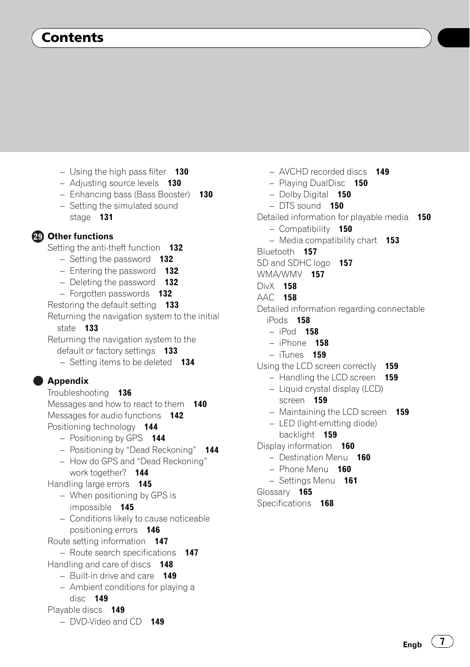 Pioneer AVIC-F10BT User Manual | Page 7 / 172