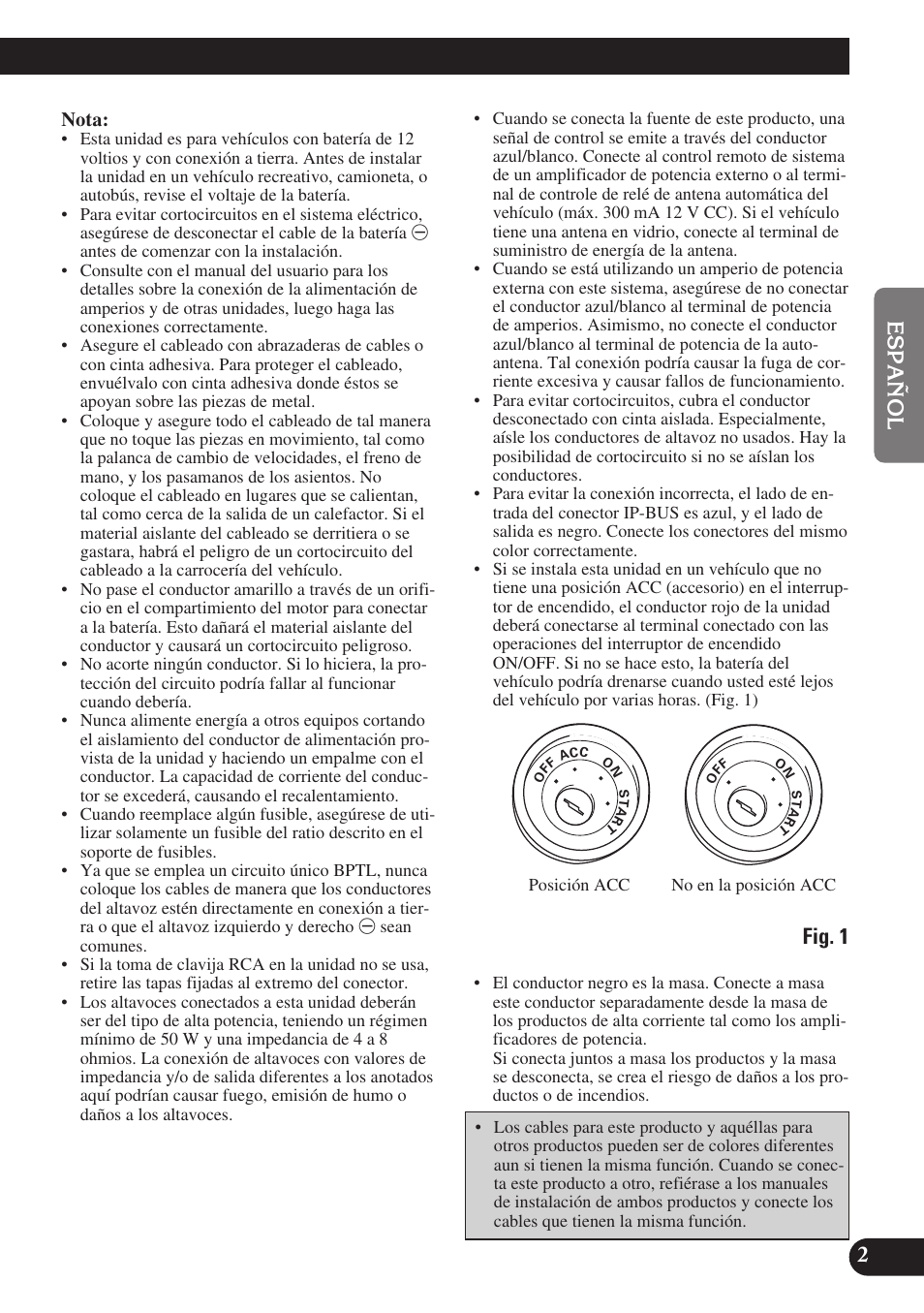 Fig. 1 | Pioneer AVH-P6400R User Manual | Page 15 / 76