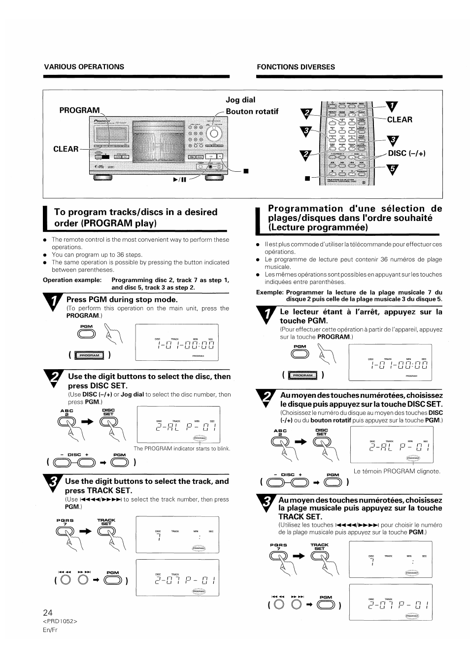 Pioneer PD-F1007 User Manual | Page 24 / 84