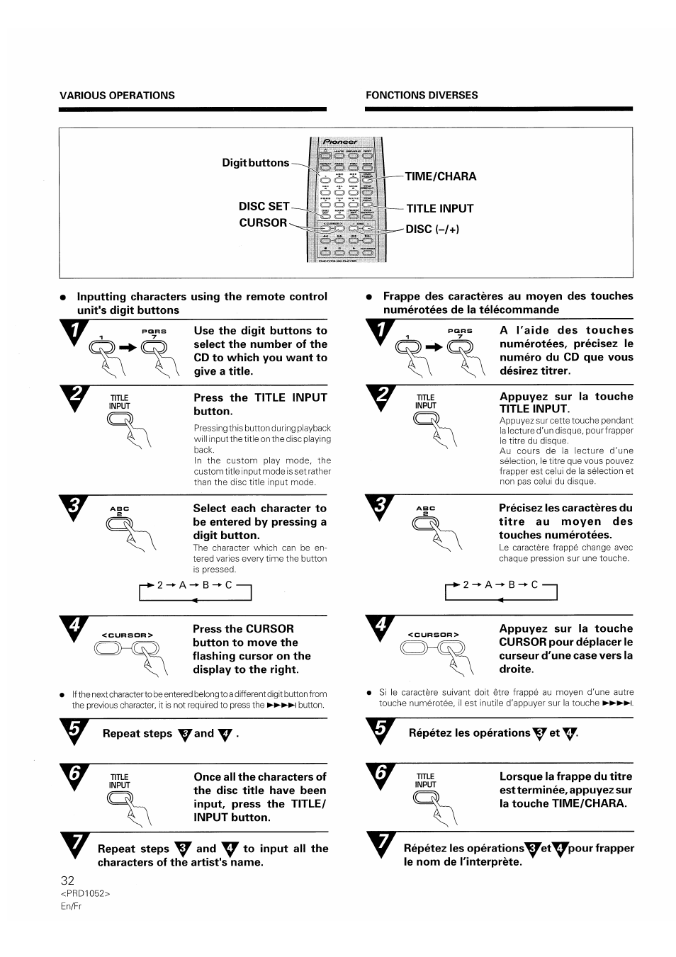 Pioneer PD-F1007 User Manual | Page 32 / 84