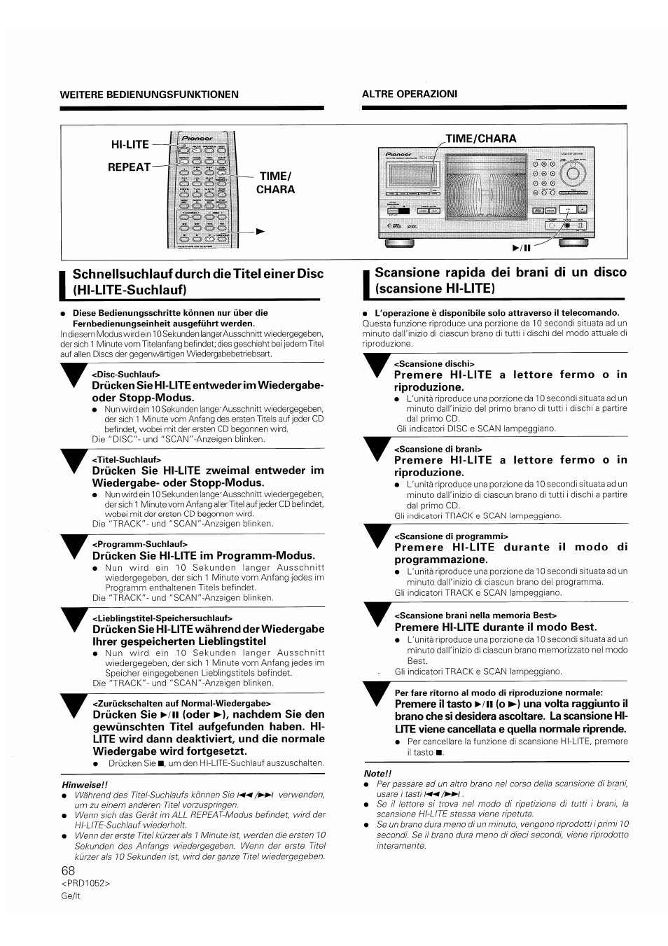 Pioneer PD-F1007 User Manual | Page 68 / 84