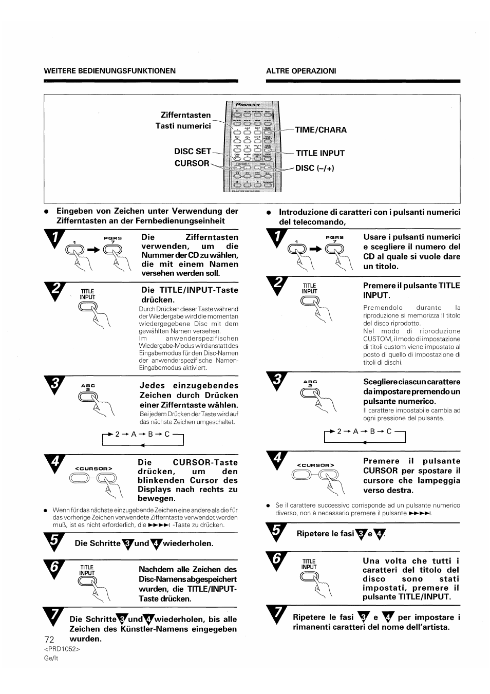 Pioneer PD-F1007 User Manual | Page 72 / 84