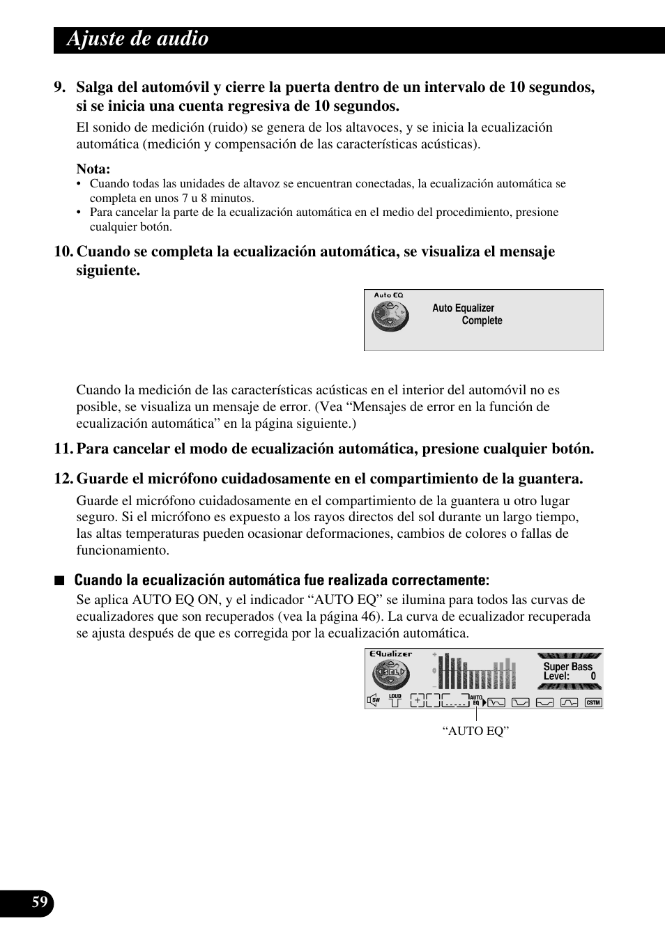 Ajuste de audio | Pioneer MEH-P9100R User Manual | Page 140 / 164