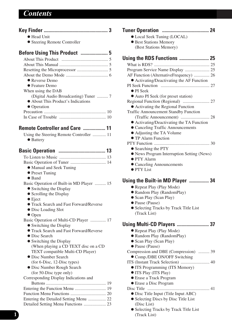 Pioneer MEH-P9100R User Manual | Page 2 / 164