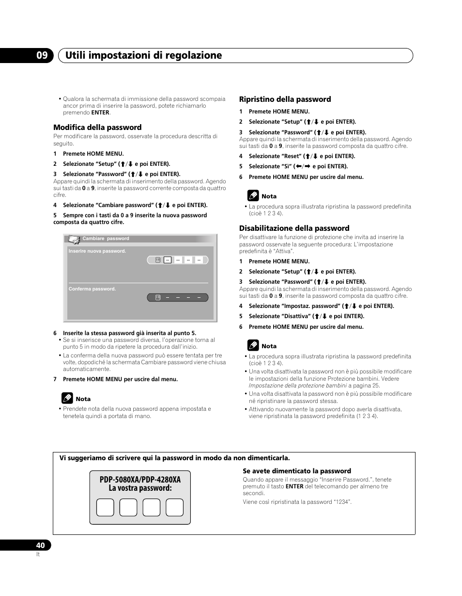 Utili impostazioni di regolazione 09 | Pioneer PDP-5080XA User Manual | Page 220 / 362