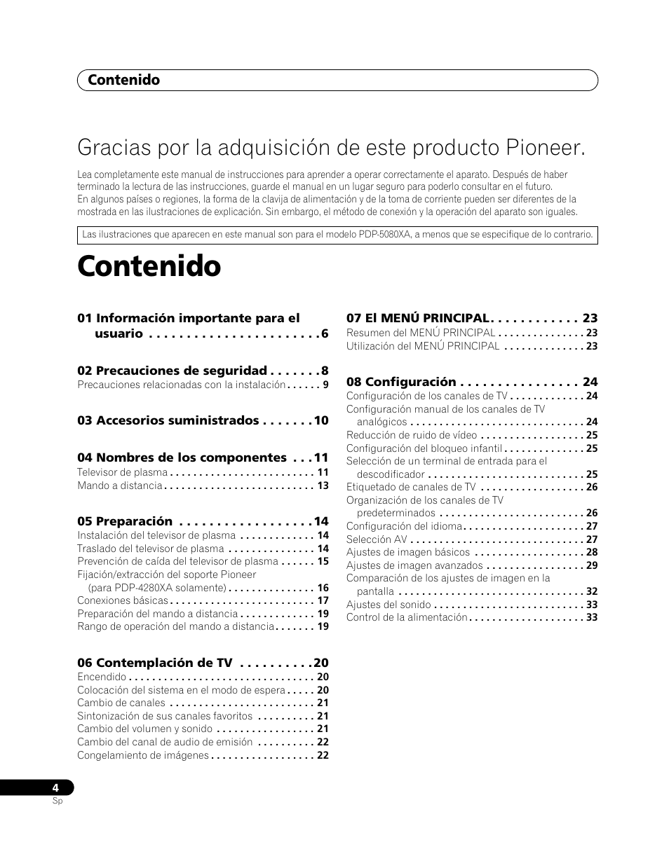 Pioneer PDP-5080XA User Manual | Page 304 / 362