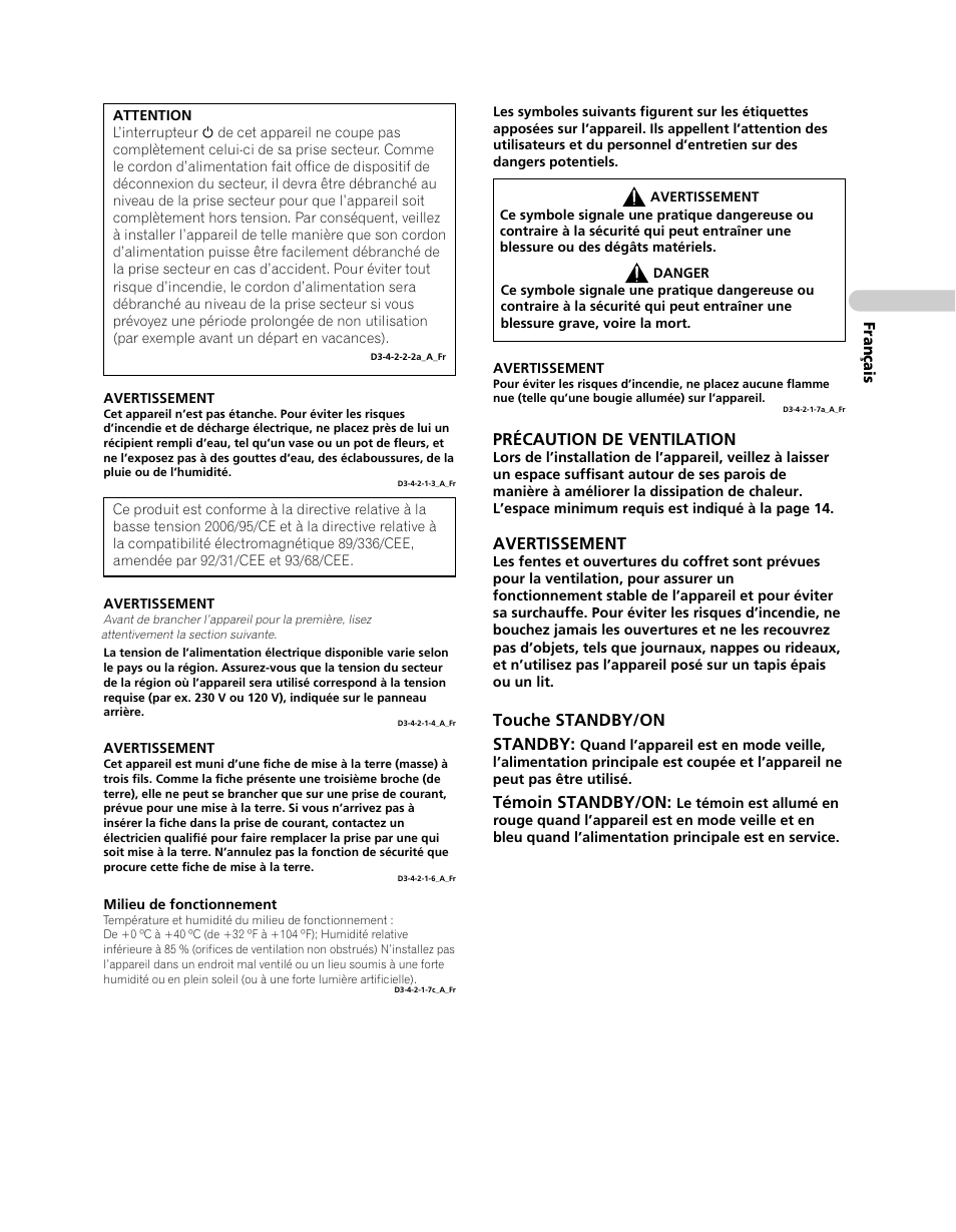 Pioneer PDP-5080XA User Manual | Page 63 / 362