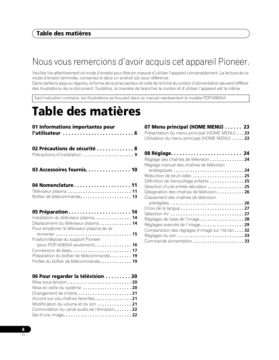 Pioneer PDP-5080XA User Manual | Page 64 / 362