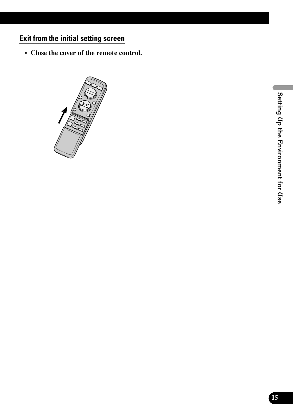 Exit from the initial setting screen | Pioneer RS-D7RII User Manual | Page 15 / 92